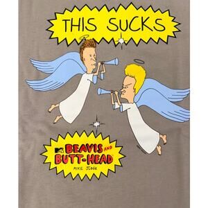 Beavis and Butt Head graphic Tee NWT Mtv Mike Judge Size L